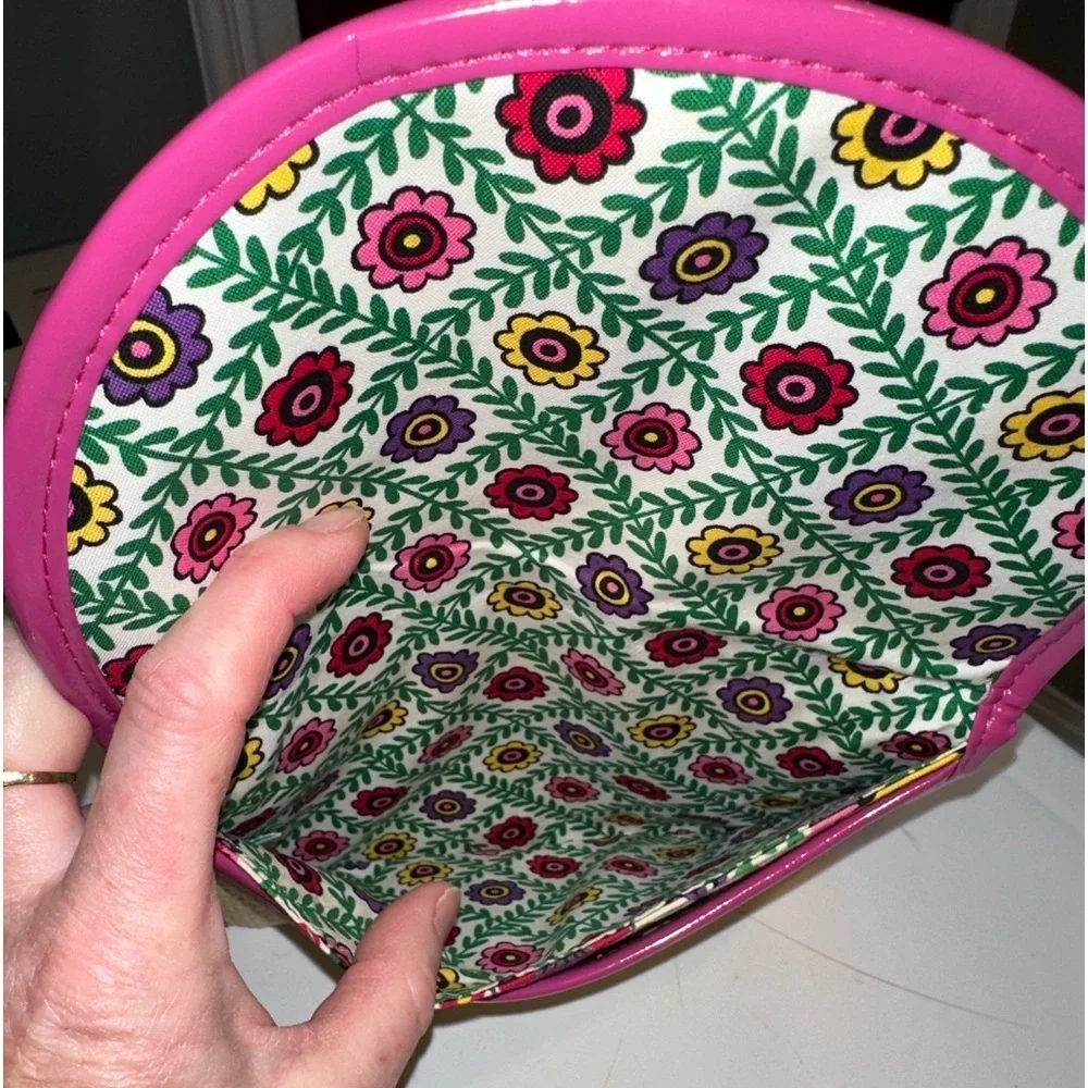 Vera Bradley Viva La Vera Straw Hobo Bag and Wristlet